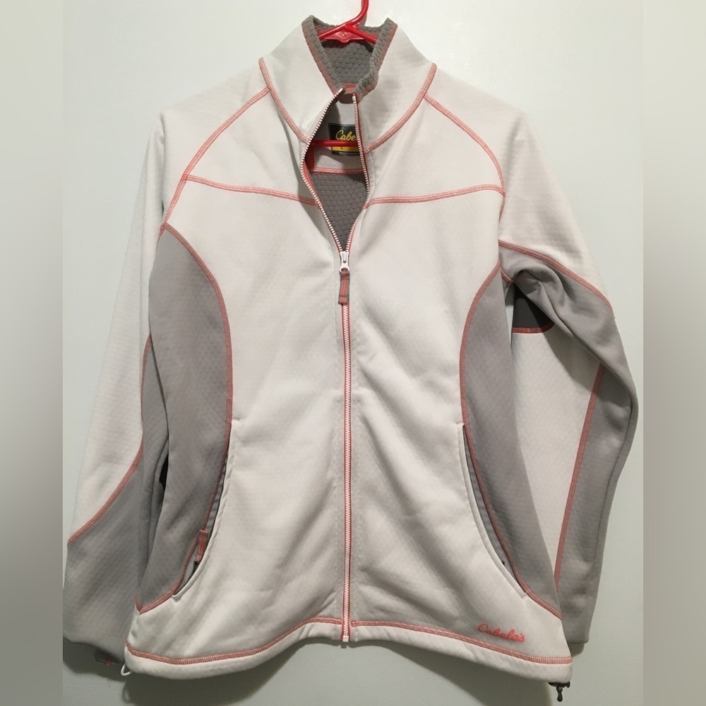 Cabelas Fleece Lined Jacket Full Zip
